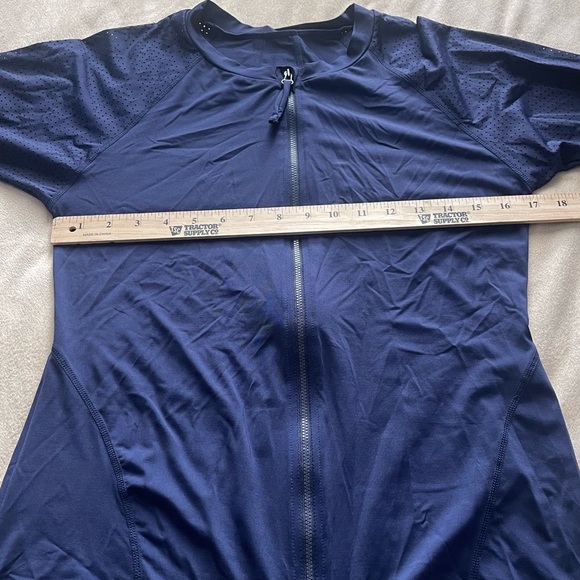 Beach house sport nwt navy zip rash guard long sleeve upf 50+ top - Picture 9 of 12